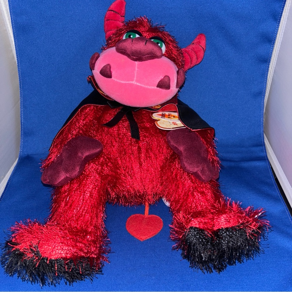 Aurora Valentine Animated Red 10" Devil DEVLIN Plush Cackling Vintage NWT